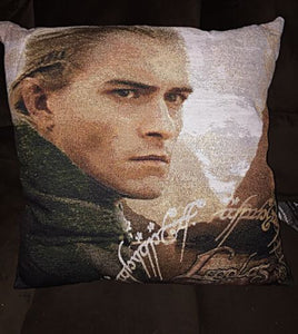 Lord Of The Rings Logolas Throw Pillow 22" X 22" - Hollywood Movie Collectibles