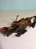 LOTR 2002 Two Towers Orc Sharku On Warg 7 1/2" - Hollywood Movie Collectibles