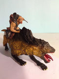 LOTR 2002 Two Towers Orc Sharku On Warg 7 1/2" - Hollywood Movie Collectibles